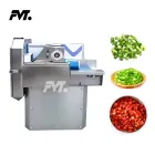 Commercial Pepper Slicing Machine 300kg/h Stainless Steel Vegetable Cutter for Restaurant Kitchen - - Food Mach Tech