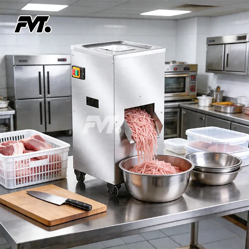 Automatic Frozen and Fresh Meat Slicing Machine Heavy Duty 0.85kW for BBQ Hotpot Restaurant Kitchen Equipment -  - Food Mach Tech