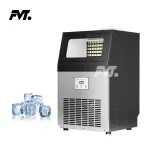 High Efficiency 50kg Daily Capacity Commercial Ice Maker for Seafood Retail and Cold Drink Storage -  - Food Mach Tech
