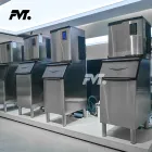 Hot Sale Commercial Ice Maker 200kg Daily Output 100kg Ice Storage for Canteen Buffet Kitchen - - Food Mach Tech
