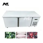 Commercial Refrigerated and Frozen Cabinet with Stainless Steel Countertop 420L for Restaurant Kitchen - - Food Mach Tech