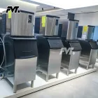 Hot Sale Commercial Ice Maker 200kg Daily Output 100kg Ice Storage for Canteen Buffet Kitchen - - Food Mach Tech