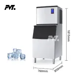Hot Sale Commercial Ice Maker 200kg Daily Output 100kg Ice Storage for Canteen Buffet Kitchen -  - Food Mach Tech