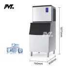 Hot Sale Commercial Ice Maker 200kg Daily Output 100kg Ice Storage for Canteen Buffet Kitchen - - Food Mach Tech