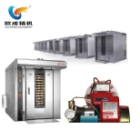 Forno giratório comercial personalizado do cozimento do pão do forno para a loja da padaria 12 16 32 64 forno profissional das bandejas - Peneiramento Máquina - foodmachtech