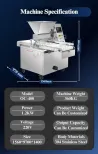 Neue Technik Technologie Voll automatische Multifunktion Keks Cookie und Kuchen Dual-Purpose Maschine Lebensmittel Bäckerei Maschinen - Biskuit-Stanz maschine - foodmachtech