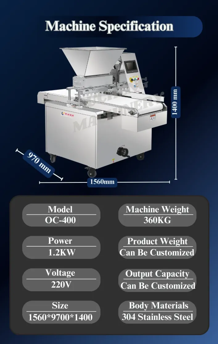 New Technique Technology Fully Automatic Multi-Function Biscuit Cookie and Cake Dual-Purpose Machine Food Bakery Machinery - Biscuit Stamping Machine - foodmachtech