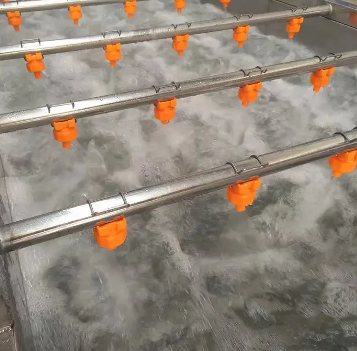 Fresh vegetables, fruit washing, drying processing machinery, dried jujube washing machinery - Washing Tunnel - foodmachtech