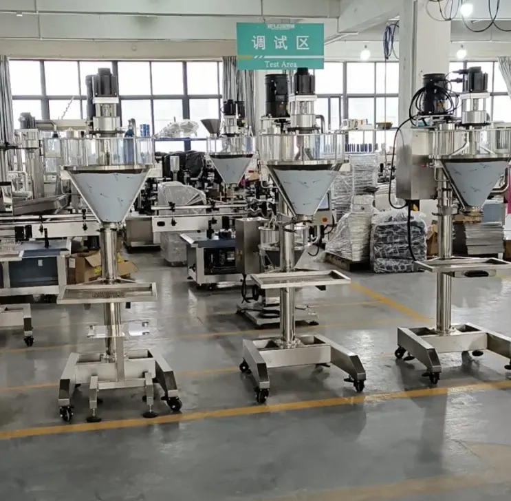 Protein Coffee Spice Herbs Milk Powder Jar Filling Machine Semi Automatic Dry Solid Powder Filling Machine - Filling Machine - foodmachtech
