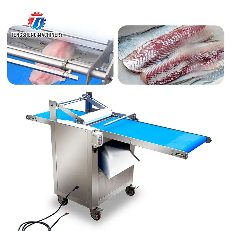물고기 스키닝 기계 물고기 피부 스트리핑 기계 전기 물고기 스키닝 기계 - 필러 - foodmachtech