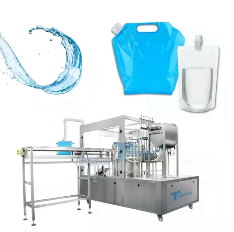 Milk Pouch Packaging Machine Liquid Pre-made Bag Packaging Machine Stand-up Pouch Water Packaging Equipment - Packaging Machine - foodmachtech