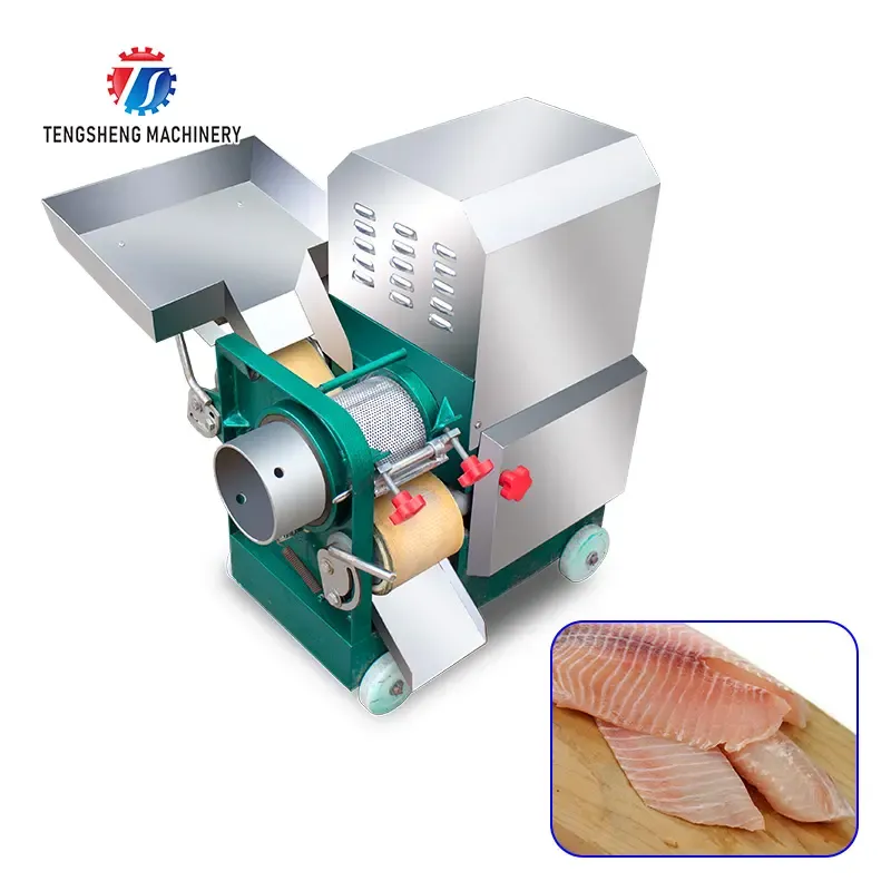 Acero inoxidable caballa hierba carpa pescado carne selector separador espinoso pequeño hueso y carne separador pescado carne selector - Separador del hueso de la carne - foodmachtech