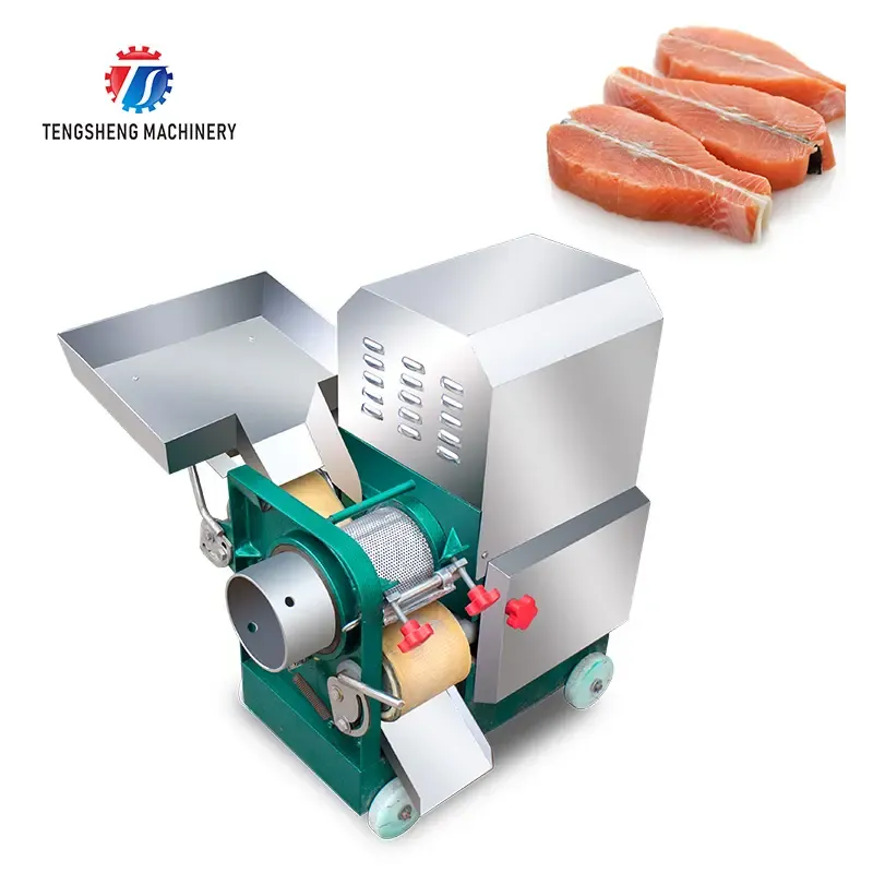 Acero inoxidable caballa hierba carpa pescado carne selector separador espinoso pequeño hueso y carne separador pescado carne selector - Separador del hueso de la carne - foodmachtech