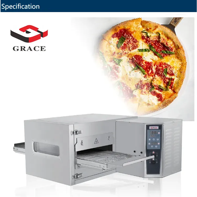 Grace Commercial Restaurant Kitchen Equipment Gas Convection Conveyor Pizza Oven for Bakery - Oven - foodmachtech