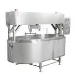 Linea di lavorazione del latte in acciaio inox, - Pressa per formaggio - foodmachtech