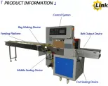 Dried fruit chocolate bean popsicle bread food pillow packing machine - Packaging Machine - foodmachtech