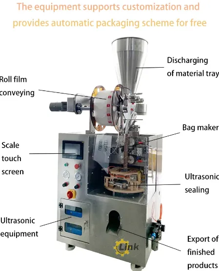Full Automatic Multi-function Chrysanthemum Tea Fruit Tea Nylon Tea Triangle Packaging Machine - Packaging Machine - foodmachtech