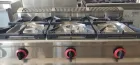 Commercial Standing Gas Range Stove 4 Burner with Flat Plate Grill Gas Ranges with Oven - Oven - foodmachtech