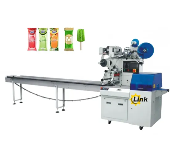 Dried fruit chocolate bean popsicle bread food pillow packing machine - Packaging Machine - foodmachtech