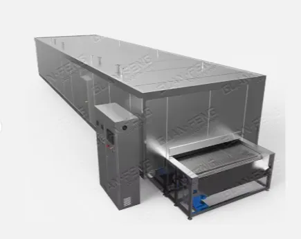 IQF Corn Cob Freezer Industrial Máquina De Processamento De Milho Congelado Milho Doce Equipamento De Congelamento Rápido Máquina Vegetal