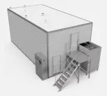 3000KG/H Fluidized IQF Freezer Manufacturer Food Processing Equipment Pet Food Processing Machine French Fries Production Line - Industrial Freezer - foodmachtech