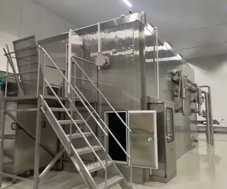 3000KG/H Fluidized IQF Freezer Manufacturer Food Processing Equipment Pet Food Processing Machine French Fries Production Line - Industrial Freezer - foodmachtech
