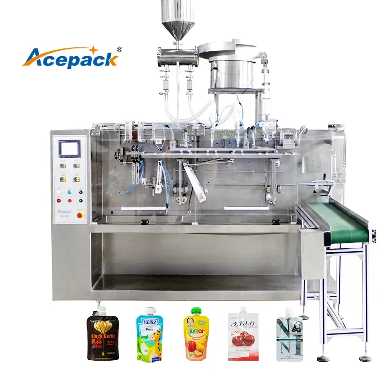 SG-180C automatische Multifunktions-vorgefertigte Doypack-Beutel-Füll maschine Saft-Verpackungs lösung - Füll maschine - foodmachtech