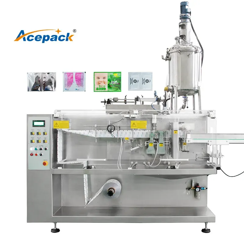 Fabrik preis Automatische Twin Link Beutel Verpackungs maschine Füll flüssiges Shampoo - Füll maschine - foodmachtech