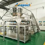 Doypack de fermeture à glissière automatique formant la machine de remplissage Noix de cachew Haricots pesant la machine de conditionnement servo - Machine de remplissage - foodmachtech