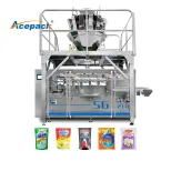 High Speed Various Products Fill in One Pouch Horizontal Premade Pouch Filling Sealing Machine with Several Filling Station - Sealing Machine - foodmachtech