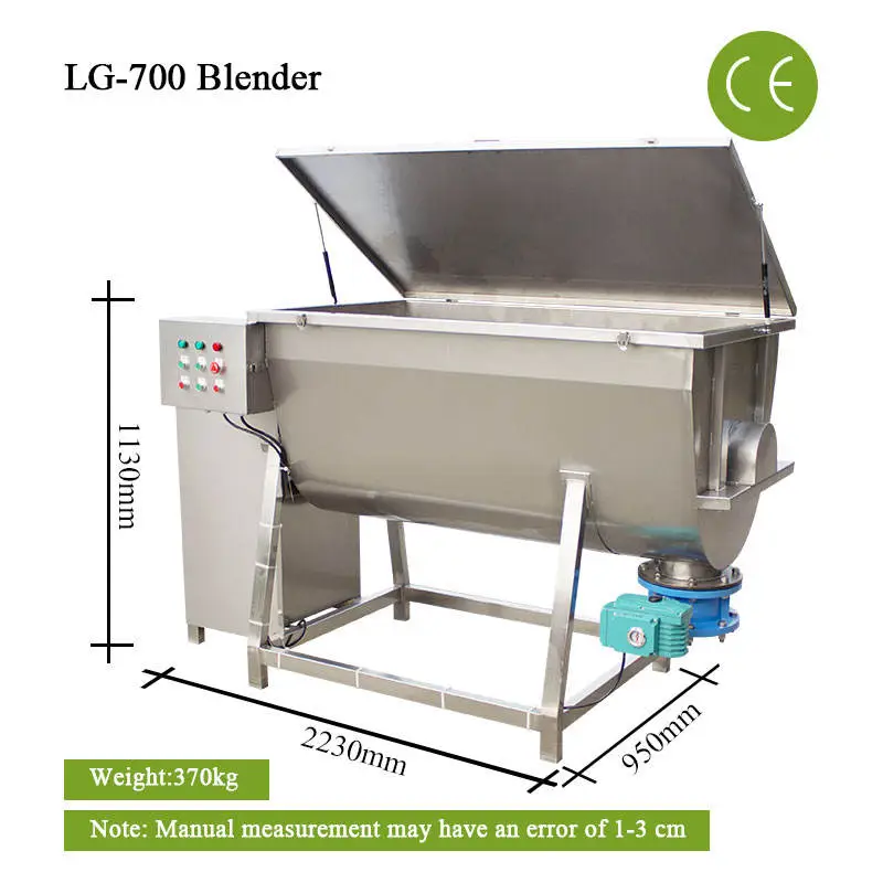 Li-Gong Ribbon Mixing Machinery for Dry Chemical Powder Industrial Powder Mixer/Ribbon Blender/Powder Mixing Machine 200L - Mixer - foodmachtech