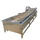 Industrial Fresh Vegetable Fruits Cleaning Drying Processing Machinery Dry Dates Washing Machine for Sale - Washing Tunnel - foodmachtech