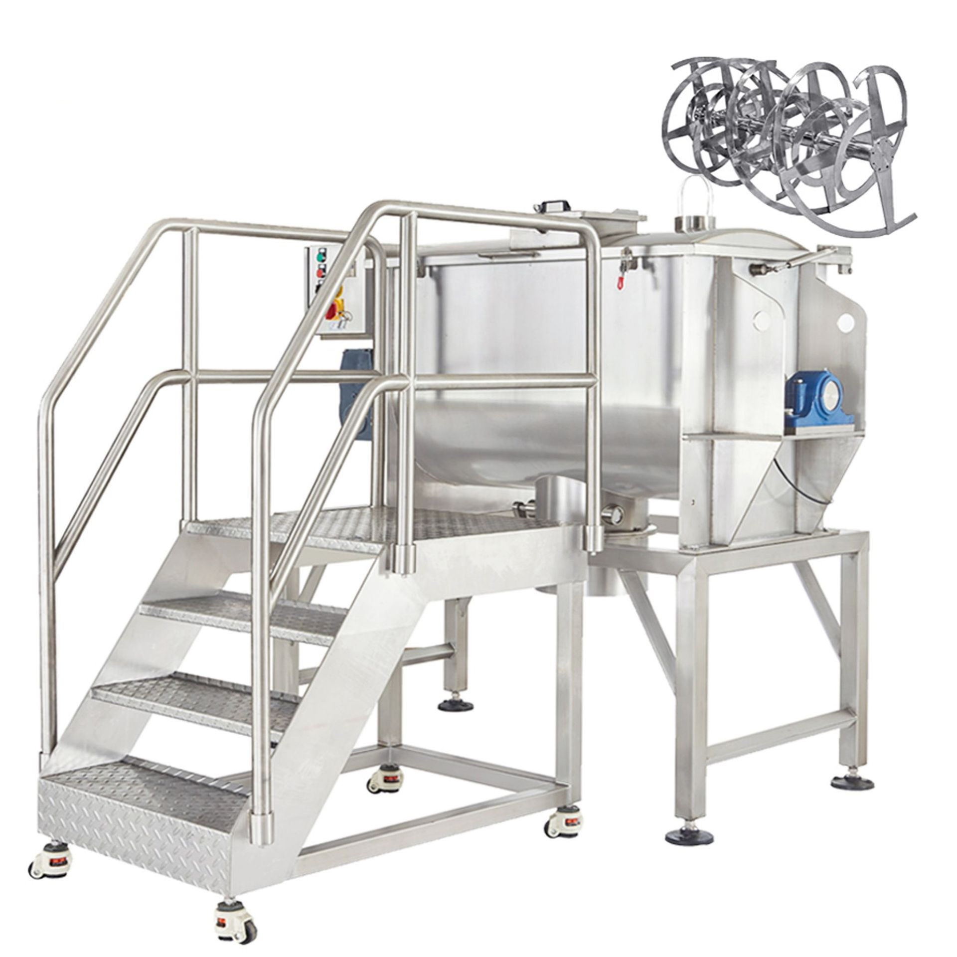Ribbon Blender Dry Powder Ribbon Mixer Herbal Detergent Washing Powder