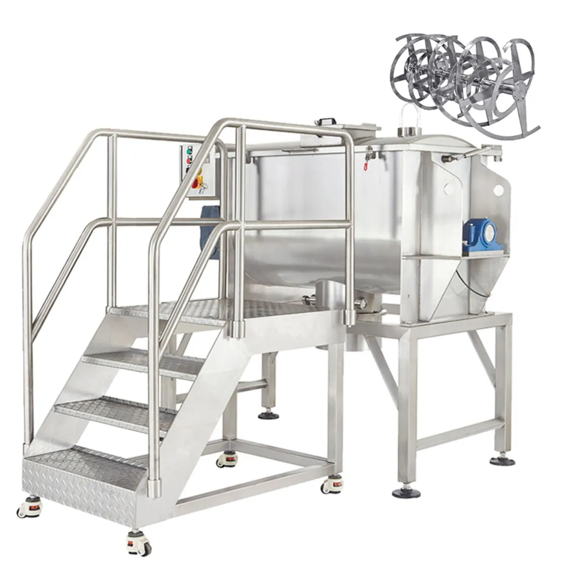 Misturador De Fita Misturador De Fita Pó Seco Pó Lavagem Detergente Herbal - Lavagem do túnel - foodmachtech