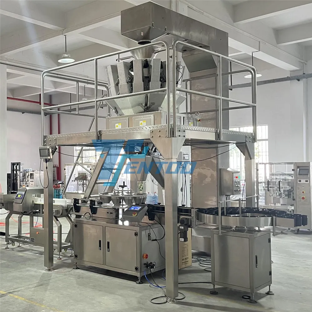 Customized Full Automatic Popcorn Coffee Bean Snack Granule Weighing Filling Machine with Nitrogen - Filling Machine - foodmachtech