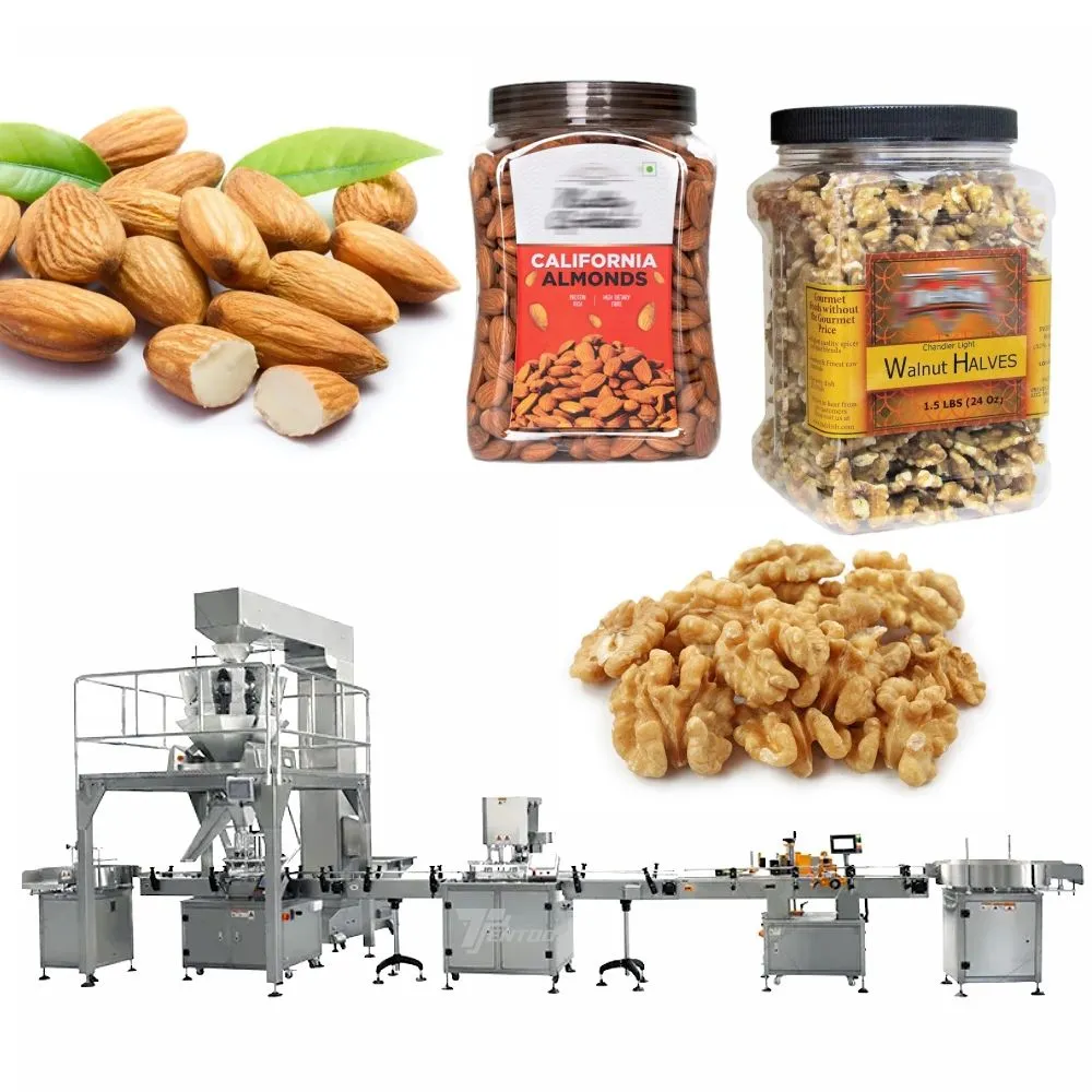 Automatic Nuts Coffee Beans Grains Popcorn Can Weighing Fill and Seal Capping Filling Machine - Filling Machine - foodmachtech