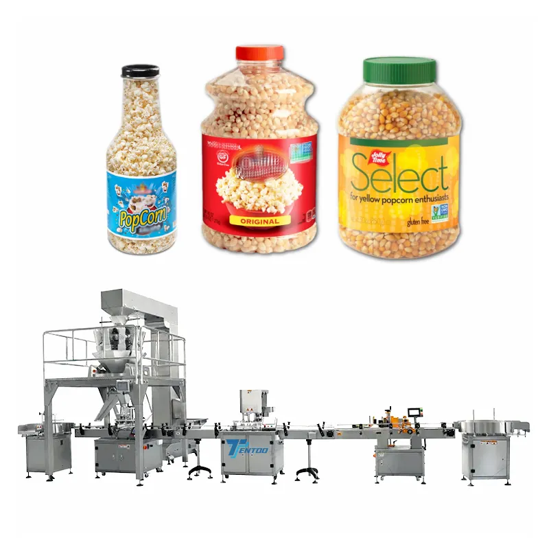 Customized Full Automatic Popcorn Coffee Bean Snack Granule Weighing Filling Machine with Nitrogen - Filling Machine - foodmachtech