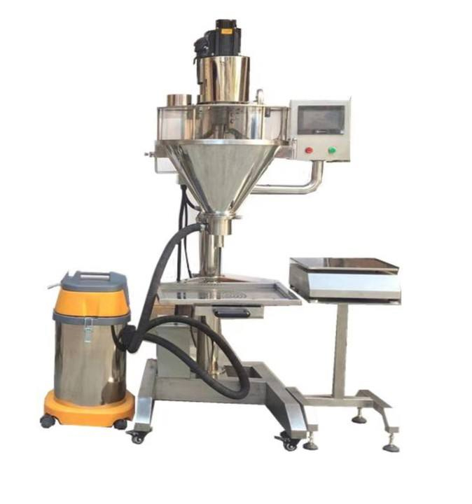 热销半自动螺旋钻粉袋包装机盐香草香料蛋白粉罐瓶灌装机