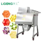 Fabricación eléctrica cortadora de verduras cortador Chopper fruta seca máquina de corte en dados máquina de corte de zanahoria - Cortador de frutas y verduras - foodmachtech