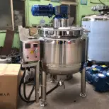 Stainless Steel 304 316 Mixing Tanks With Agitators Liquid Mixer Tank with Heater for Liquid - Mixer - foodmachtech