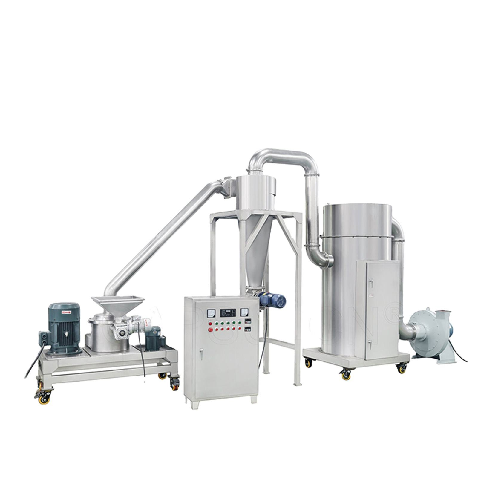 Automatic Superfine Grinder Pulverizer Spice Customized Service Powder Grinding Machine Chinese Herbal Grinding