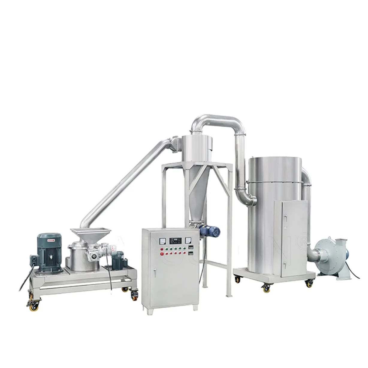 Automatic Superfine Grinder Pulverizer Spice Customized Service Powder Grinding Machine Chinese Herbal Grinding - Grinding Machine - foodmachtech