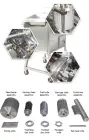 Fabricación eléctrica cortadora de verduras cortador Chopper fruta seca máquina de corte en dados máquina de corte de zanahoria - Cortador de frutas y verduras - foodmachtech