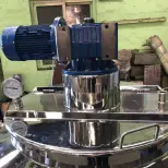 Stainless Steel 304 316 Mixing Tanks With Agitators Liquid Mixer Tank with Heater for Liquid - Mixer - foodmachtech