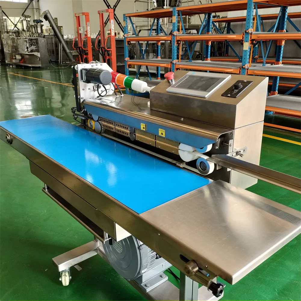 FRS-1100WQ เครื่องซีลปากถุงแบบต่อเนื่องสำหรับถุงสำหรับเครื่องดื่มสินค้าเคมีซีลถุงด้วยส่วนประกอบเครื่องยนต์หลัก - เครื่องปิดผนึก - foodmachtech