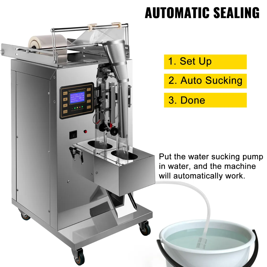 Automatic Pure Water Sachet Mineral Water Pouch Packing Machine Price - Packaging Machine - foodmachtech