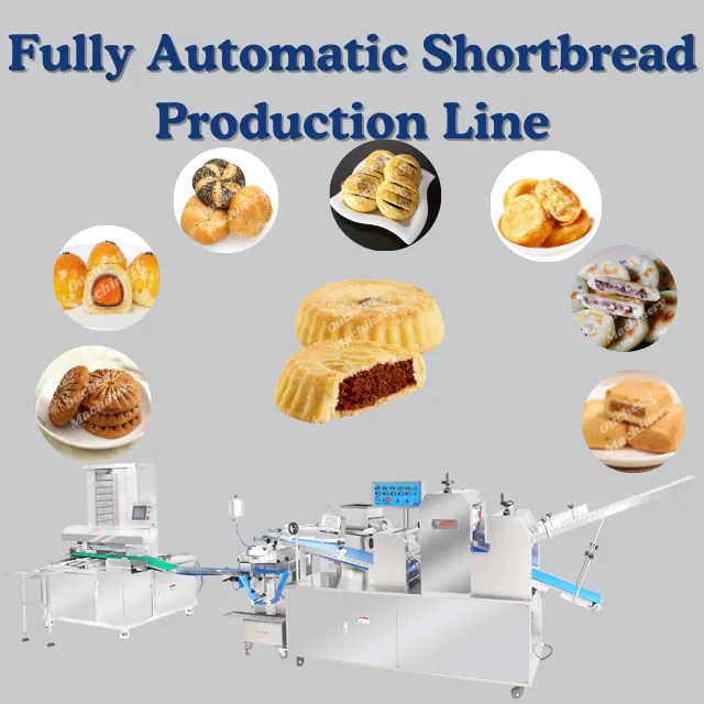 Fully Automatic Flaky Pastry Production Line Baguette Bread Stick Maker Machine Bread Making Forming Machine for Bakery Factory - Steamed Bun Machine - foodmachtech