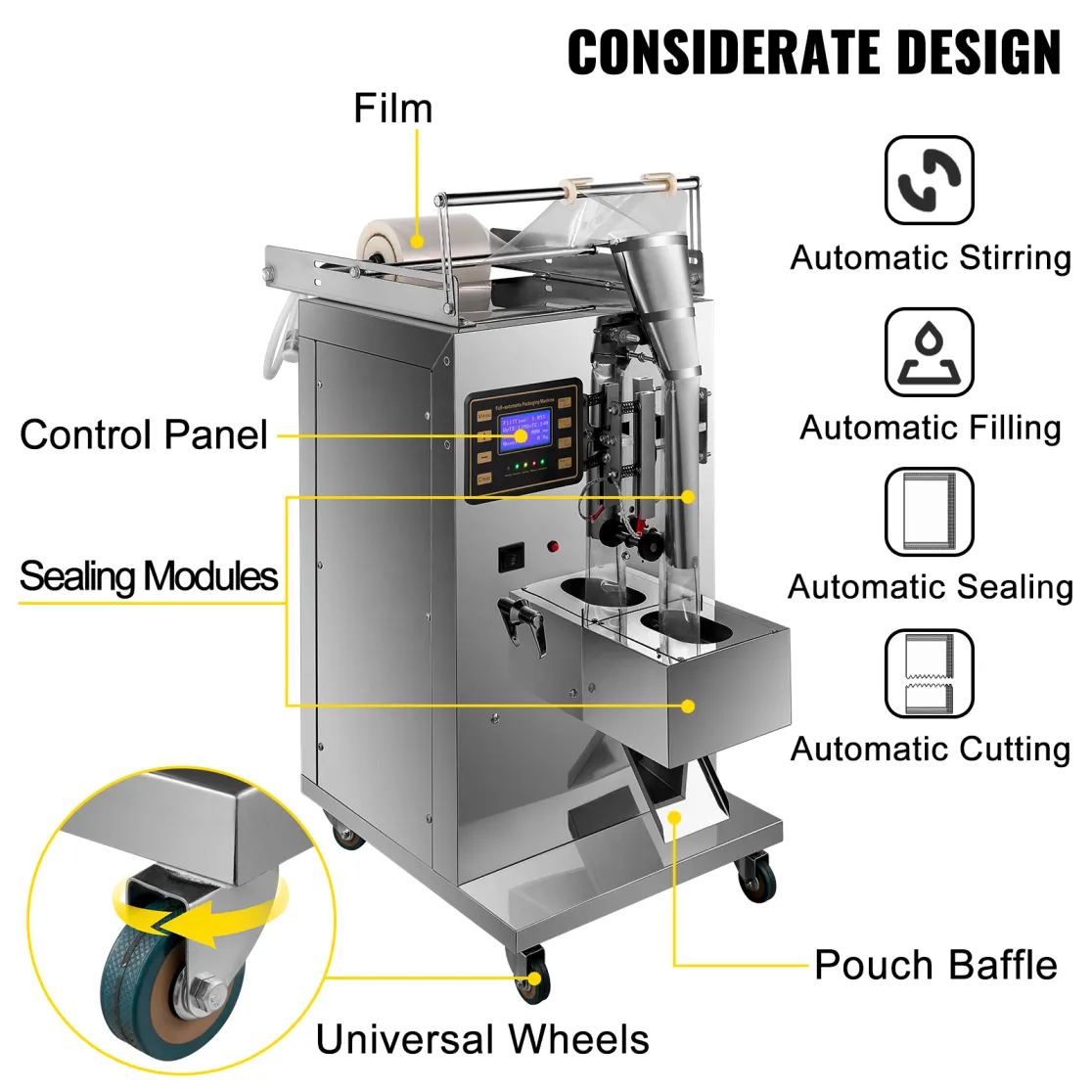 Automatic Pure Water Sachet Mineral Water Pouch Packing Machine Price - Packaging Machine - foodmachtech