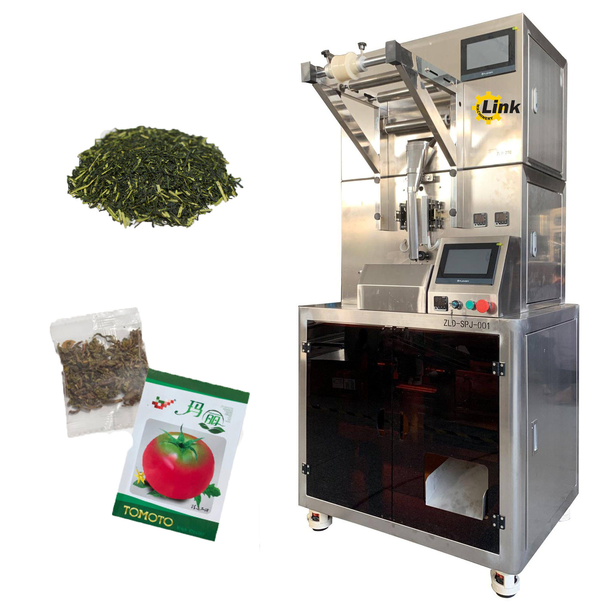 Полноавтоматическая раздробленная машина упаковки сумки Премаде семени конфеты кофейного зерна горизонтальная