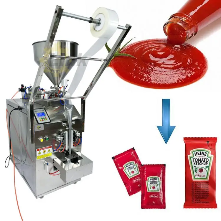 Multifunction Packaging Machines Ice Pop Machine Honey Auce Tomato Paste Sachet Ketchup Candy Packing Machine - Packaging Machine - foodmachtech